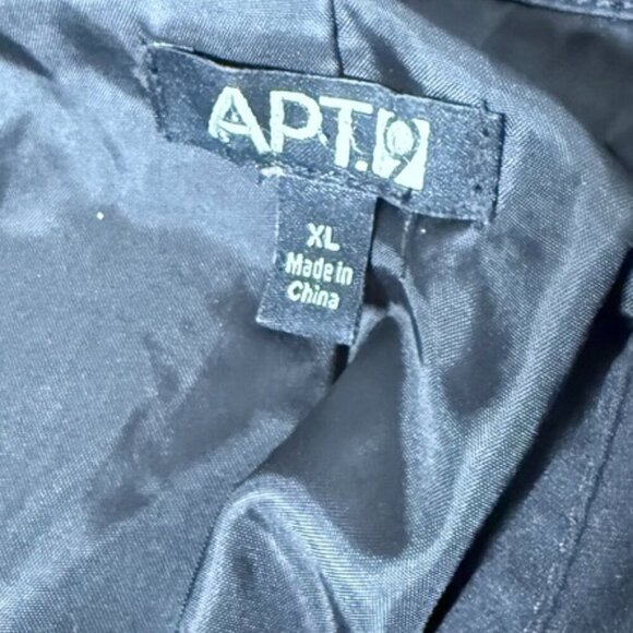 No Average Black Jacket- Apt 9 -Belt, Great Buttons, XL- NWOT - Picture 2 of 13